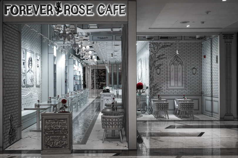 مقهى Forever Rose Café